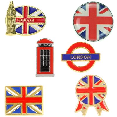 【CW】 Flag Enamel Pins Souvenir Badge Brooch Lapel Pin