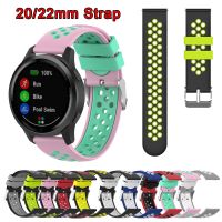 【CW】 20/22mm Strap For Garmin Vivoactive 3 4 Venu Venu2 Soft Silicone Watch Watchband Bracelet Wristband Huawei GT2 GT3