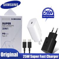 [KOLT Digital] Samsung ของแท้25W Usb Type C ชาร์จเร็ว Pd เครื่องแปลงพลังงานกำแพง S22 S21 A53 A73 A33 A13 A52 A72 Z Fold 3 Cargador