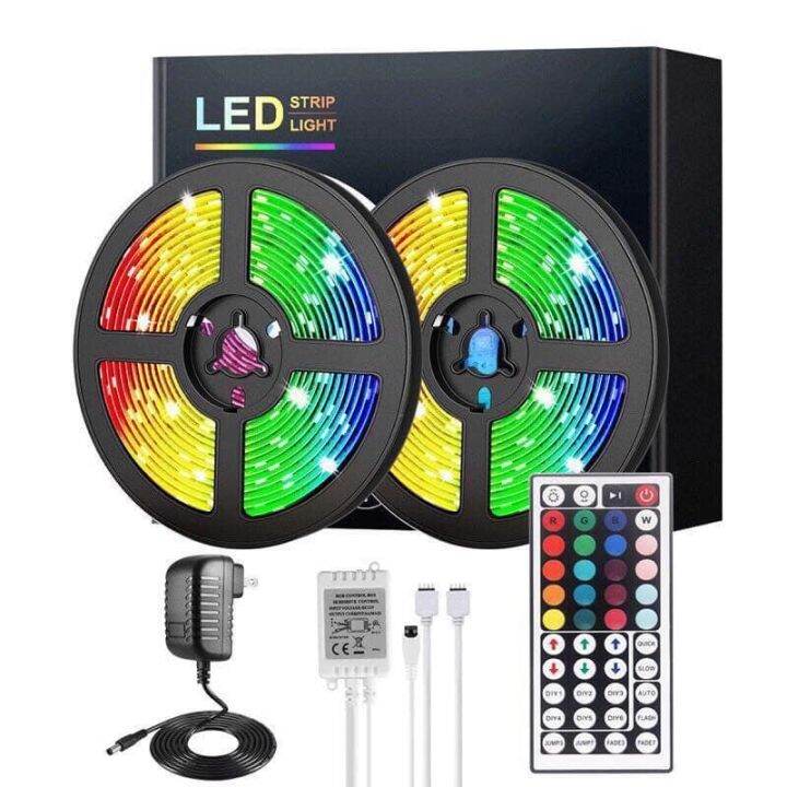 Rgb Led Light Strip+ 44 Key Remote Controller Non-Waterproof Dc12V 60 ...