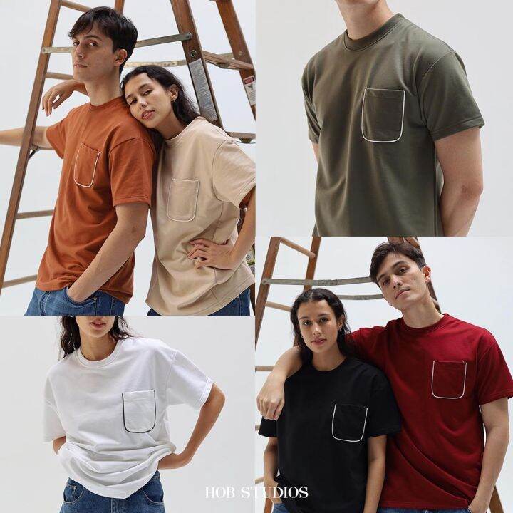 dsl001-เสื้อยืดผู้ชาย-signature-pocket-stripe-tee-เสื้อยืดผู้ชาย-แขนสั้น-สีพื้น-hob-studios-เสื้อผู้ชายเท่ๆ-เสื้อผู้ชายวัยรุ่น