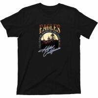 [COD]เสื้อยืด พิมพ์ลายวงร็อค Eagles Band Hotel California สไตล์คลาสสิก สีดํา สําหรับผู้ชาย และผู้หญิงS-5XL  V6RO