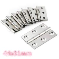 【YP】 20 Pcs Door Accessories Durable 6 Mounting Holes Hinges Window Cabinet Jewelry