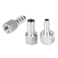 Barbed Hose Connector 304 Stainless Steel Pipe Fittings 1/8 quot; 1/4 quot; 3/8 quot; 1/2 quot; BSP Internal Thread Tail Pipe Connector 6 8 10 12mm