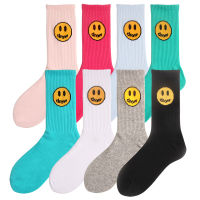 DREW House 100 Cotton Socks Trendy Smiley sock Justin Bieber Mens Socks Womens Socks Uni Cotton Stripe Drew 1Pair