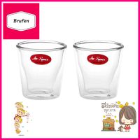 แก้วSHOT 80ml AIR SPACE DOUBLE WALL แพ็ค 2 ใบSHOT GLASS 80ml AIR SPACE DOUBLE WALL PACK 2 **หมดแล้วหมดเลย**