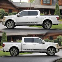 ’；【‘； Racing Stripe Auto Car Stickers For Ford F150 F-150 Stylish Car Door Side Skirt Sticker Vinyl Body Decals Exterior Decor