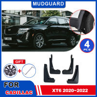 Mudflaps Fender สำหรับ Cadillac XT6 2020 2021 2022 Mudguards Mud Flap Styline Splash Mud Guards ฝาครอบล้อรถอุปกรณ์เสริม