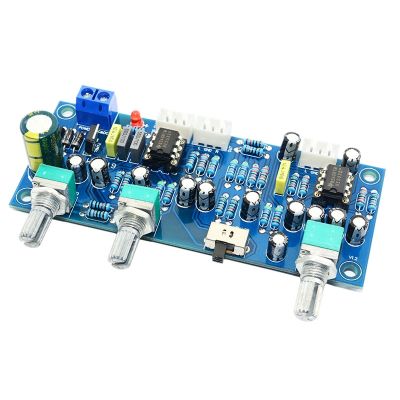 2.1 Channel Subwoofer Preamp Board Low Pass Filter Pre-Amp Amplifier Board Ne5532 Low Pass Filter Bass Preamplifier