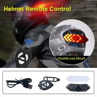 ✌┇ Bike Taillight Turn Signal Warning Light Rear Usb Rechargeable Helmet Wireless Remote Control Gravity Sensing Tail Light