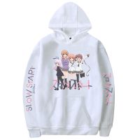 Sudadera con capucha de Anime Slow Start para hombres y mujeres, Tops de Cosplay, jersey de Hip-hop, traje de invierno, ropa de manga larga, moda