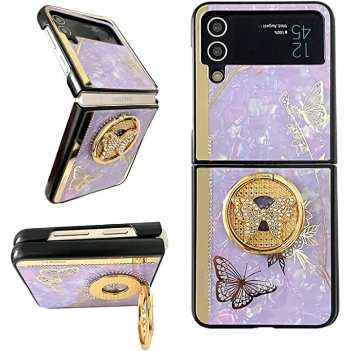 Luxury Creative Mirror Fashion 3D Inlaid Butterfly Phone Case For