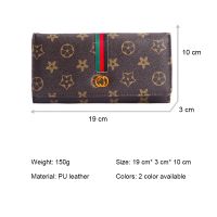 L47 READY STOCK YILIA Fashion Women Wallet Large Long Zipper Purse PU Leather Coin Purse