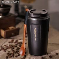 ☸ 20pr3412 Caneca térmica à prova de vazamento em aço inoxidável frasco térmico viagem copo café garrafa água isolada 380 510ml