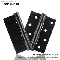 ⊕ TOP KNORR Door Hinge 304 Stainless Steel Flat Hinge Silent Bearing Door Wood Door 4-Inch Thickened Hing