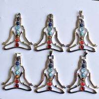 7 Chakra Energy Jewelry Pendant Reiki Health Amulet for Girl Boy Womans Mens Charm Gifts 6pcslot wholesale free shipping