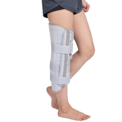 New Medical Stabilizer Strap Wrap Knee Brace Adjustable Leg Supportor Braces &amp; Supports with Aluminum Strip