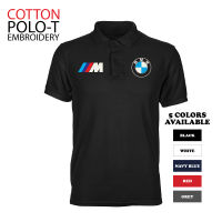 BMW M Sport T Shirt | Baju Sulam Polo Kolar Pakaian Fesyen Unisex | Cotton Embroidery T-Shirt Tee Shirts Casual Fashion Motorsport Racing