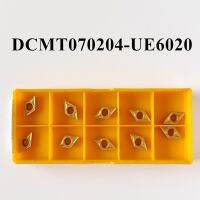 จัดส่งฟรี 10pcs DCMT070204-UE6020 Tincoated inserts use on SDNCN SDJCR SDXCR and other CNC cutters