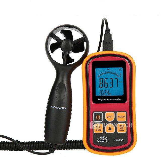 Digital Anemometer Wind Speed Meter Air Meter Anemometer Gm8901 Benetech Lazada Ph 6567