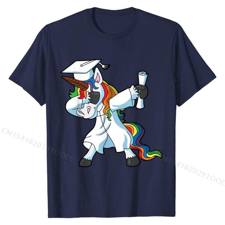 dabbing-unicorn-t-shirt-graduation-2019-shirt-gift-tops-t-shirt-cotton-young-t-shirt-oversized