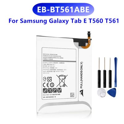 แบตเตอรี่ แบต  For Samsung Galaxy Tab E T560 T561 SM-T560 Tablet Battery Sm-t565 /EB-BT561ABE EB-BT561ABA 5000mAh รับประกัน 3 เดือน