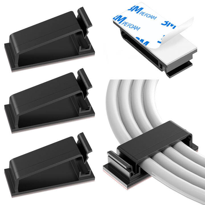 Cable Management Clips Adhesive wire Organizer Multiple Cord Cable