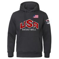 USA Basketballer Printed Hoodie Men Sport Oversized Full Sleeve Comfortable Clothes Autumn Fashion Sweatshirts Hooded Man Size XS-4XL