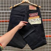 L-e-v-i’-s กางเกงยีนส์ลีวาย 501 BIG E สีดำซุปเปอร์แบล็ค ผ้าหนังไก่เนื้อผ้าดี