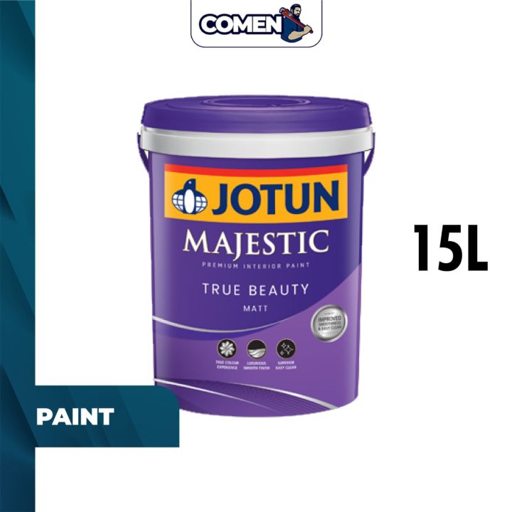 JOTUN Majestic True Beauty (Matt) 15 Liter Premium Interior Paint Anti ...
