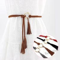 【hot sale】 ❀❐ B55 Hand-Woven Ring Waist Chain Las Belt Women Ethnic Style Knotted Rope Decoration