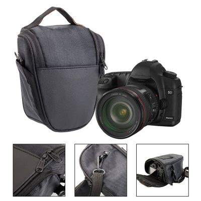 กระเป๋ากล้องสามเหลี่ยมไหล่สลิงกรณีสำหรับ Nikon D3500 D3400 D5600 D5500 D7500 Canon EOS 1300D R6 R5 R 4000D 2000D 850D
