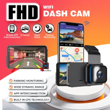 1080p Gps Dashcam Full Hd Dvr Car Camera Driving Recorder Front