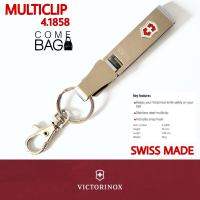 VICTORINOX MULTICLIP พวงกุญแจเหน็บเข็มขัด (ของแท้ 100%) จากสวิส ได้รับการออกแบบมาสำหรับแขวนมีดและพวงกุงแจ ผลิตจากเหล็กกล้าไร้สนิม สวยแข็งแรง และปลอดภัยไม่หลุดออกจากเข็มขัดแน่นอน