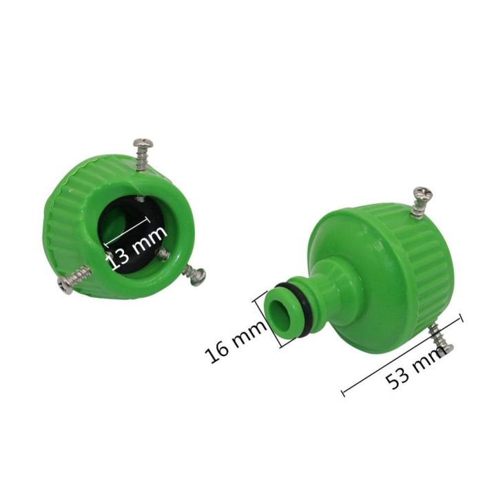 2pcs-universal-water-faucet-nipple-connector-with-3-pcs-fastening-bolt-watertap-to-hose-pipe-snap-connector-irrigation-pipe-tool