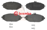 P50 124C ผ้าเบรก-F-แท้ BREMBO รุ่น Ceramic : BENZ C-Class (W205), E (W213) 13-&amp;gt; การันตีคุณภาพมาตรฐานโดย " เครอป อะไหล่ยนต์"