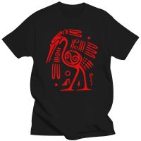 New Tees Red Black T shirt Men Tribal Art T Shirts Tattoo Bird Designer Autumn Tshirts Custom Father Day Gift Clothes Unique XS-6XL