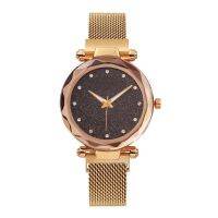 Hot selling magnet buckle quartz watch student watch wholesale Milan watch with starry sky for women