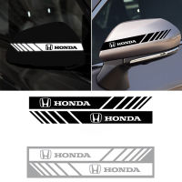 สติกเกอร์รถยนต์2ชิ้น/ล็อตแต่งรถ Honda โลโก้รถยนต์กระจกมองหลังรูปลอก