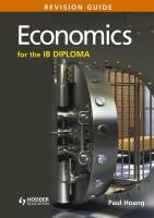 ใหม่หนังสืออังกฤษ Economics for the IB Diploma Revision Guide : (International Baccalaureate Diploma) [Paperback]