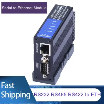 USR-DR302 Din Rail Serial RS485 to Ethernet TCP IP Server Module Ethernet Converter  Modbus RTU to Modbus TCP unit