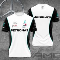 New Mer-cedes F1 Summer Amg Petronas Racing 3d Aop t Shirt Gift for Men S-5xl 2023 New T-shirt