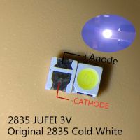 Jufei ไฟแบล็คไลท์ Led 1210 2835 3528 1 W 3 V 107lm Lcd แบล็กไลท์สีขาวเย็นสำหรับการใช้งานทีวีโทรทัศน์01. Jt.2835bpwp2-ซี