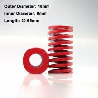 1Pcs Red Medium Load Compression Spring Outer Diameter 18mm Inner Diameter 9mm Loading Die Mold Spring Length 20-65mm