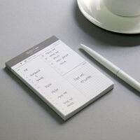 Mini Daily Planner Notebook Check List Notepad Sticky notes 12.4 X 8.5 cm 50 Sheets Office school supplies Agenda stationery