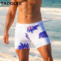 Taddlee Brand Sexy Mens ชุดว่ายน้ํา ว่ายน้ํา Boxers กางเกง Man Square Cut Bathing Suits Board Surfing Shorts Beach Wear