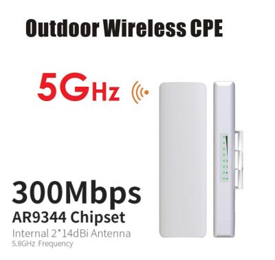 Outdoor CPE 5GHZ 300Mbps AP / Client / Repeater / AP Router / AP Client Router (WISP)