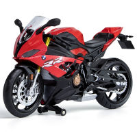 ของแท้1/12 BMW S1000RR จำลองรถจักรยานยนต์ล้อแม็กรถของเล่นของเล่นเด็กเด็กรถจักรยานยนต์ยานพาหนะหล่อ