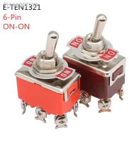 ☸▬♧  Good Quality Micro switch 15A 250VAC 6PIN ON-ON E-TEN1321 Toggle switch Rocker switch The power switch