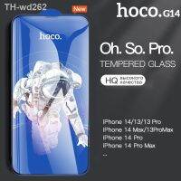 HOCO 3D Screen Protector Full Cover Glass for iPhone 15 14 Pro Max 13 12 Pro Curved Edge Tempered Glass Film for iPhone 11 XR XS